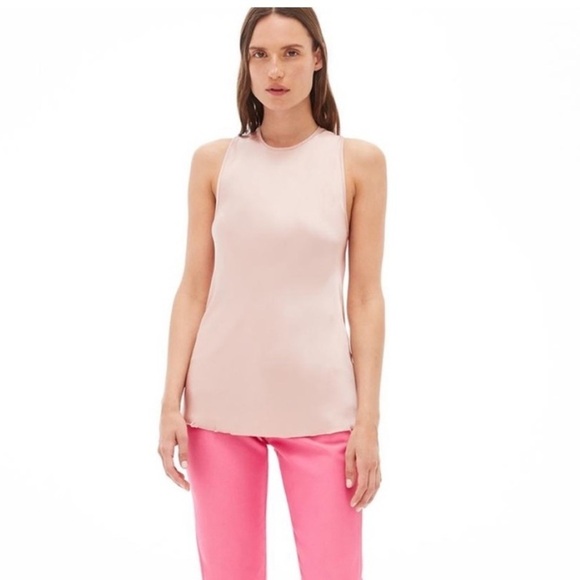 Helmet Lang Satin Back Twist Too in Sorbet - Picture 3 of 16